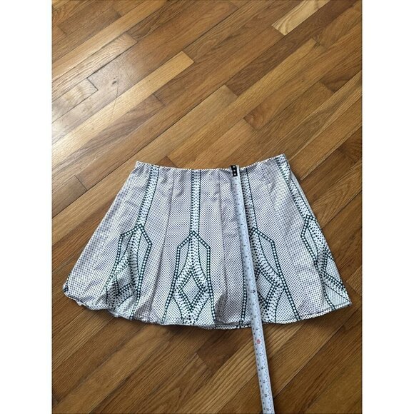 Lucky in Love Women's Golf-Tennis Skirt Skort Green White Size L - Picture 6 of 7